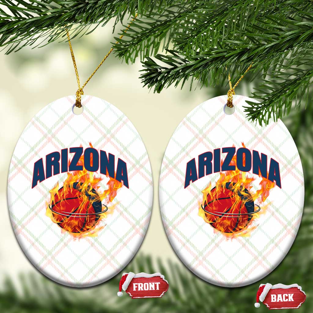 Arizona State Pride Ceramic Ornament Flaming Basketball Coach Gift TS12 Print Your Wear