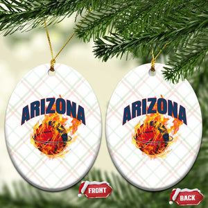 Arizona State Pride Ceramic Ornament Flaming Basketball Coach Gift TS12 Print Your Wear