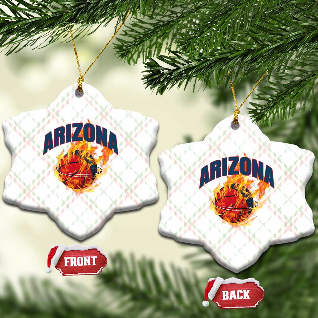Arizona State Pride Ceramic Ornament Flaming Basketball Coach Gift TS12 Print Your Wear