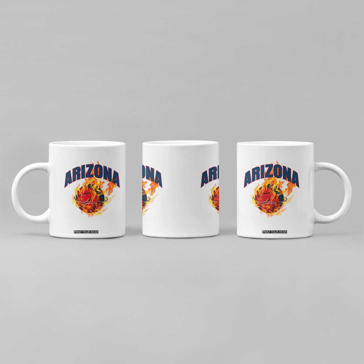 Arizona State Pride Coffee Mug Flaming Basketball Coach Gift TS12 Print Your Wear