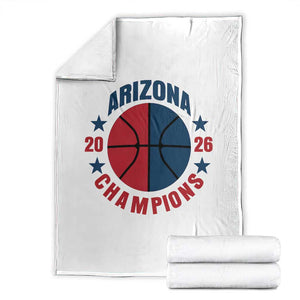 Arizona Champions Pride Throw Blanket Professional Basketball Fan Gift TS12 White Print Your Wear