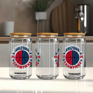 Arizona Champions Pride Glass Can Professional Basketball Fan Gift TS12 Print Your Wear