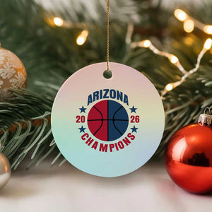 Arizona Champions Pride Ceramic Ornament Professional Basketball Fan Gift TS12 1pc Pastel Print Your Wear