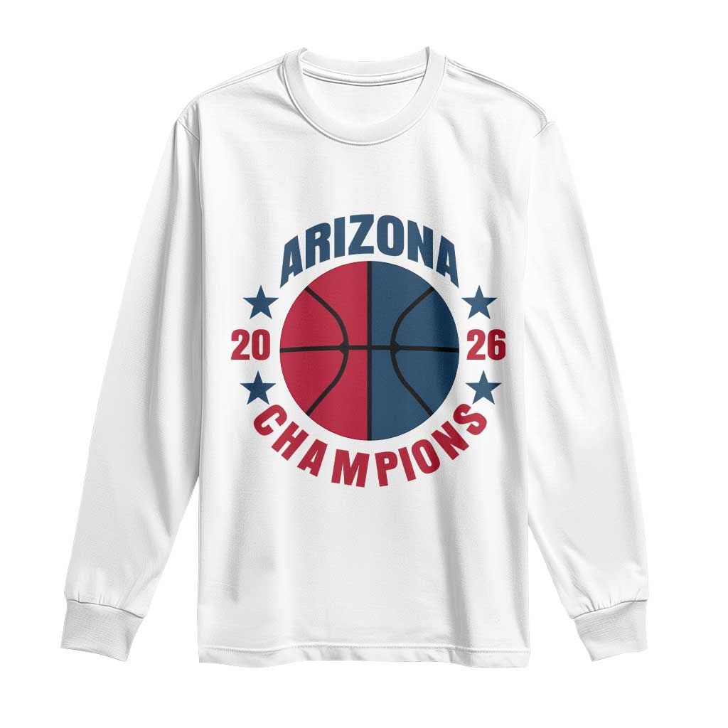 Arizona Champions Pride Long Sleeve Shirt Professional Basketball Fan Gift TS12 White Print Your Wear