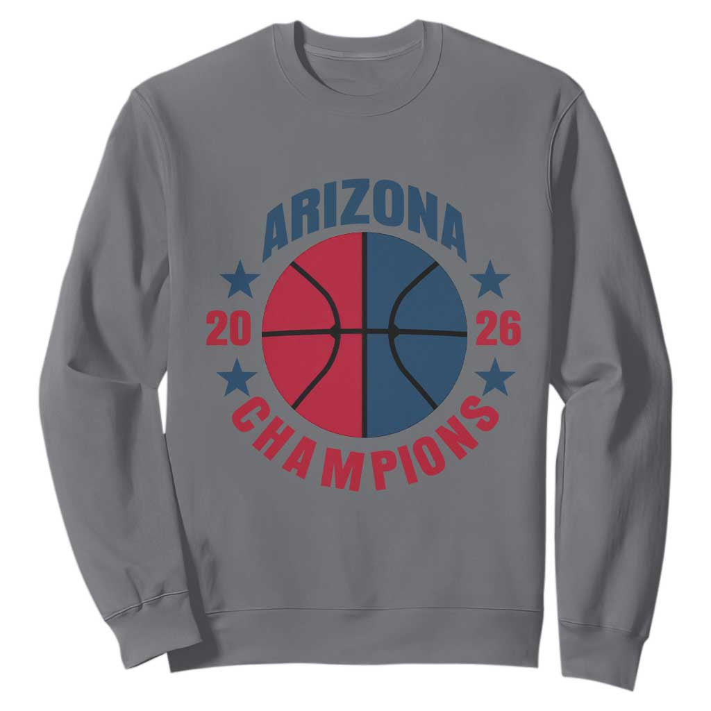 Arizona Champions Pride Sweatshirt Professional Basketball Fan Gift TS12 Charcoal Print Your Wear