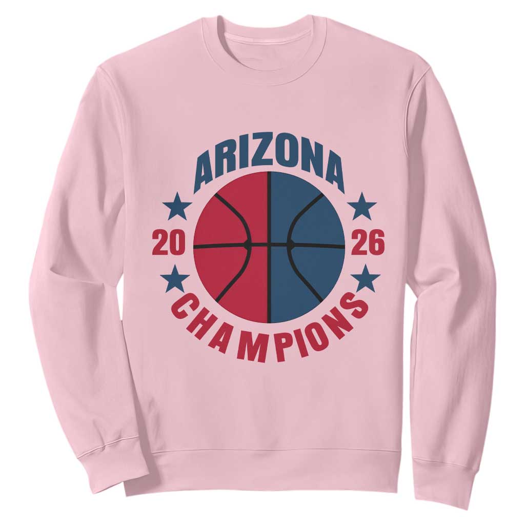 Arizona Champions Pride Sweatshirt Professional Basketball Fan Gift TS12 Light Pink Print Your Wear