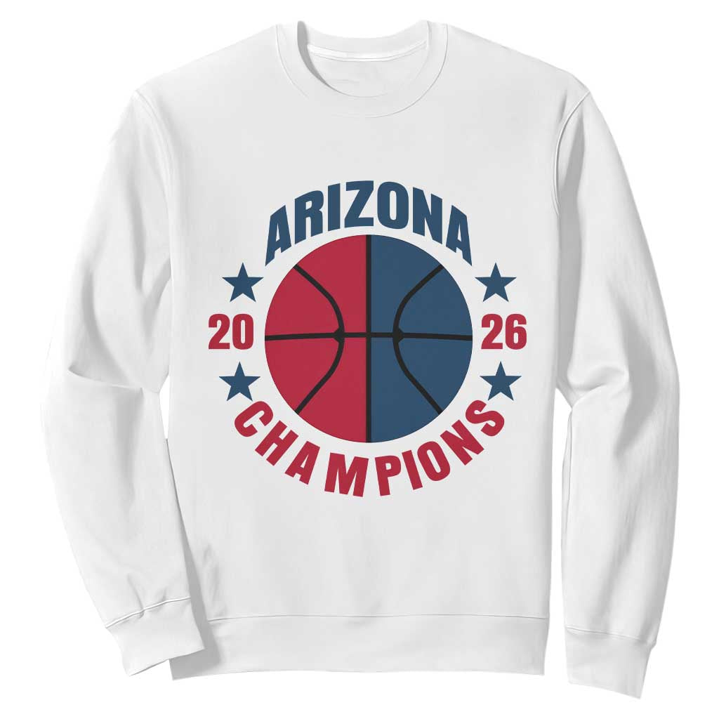 Arizona Champions Pride Sweatshirt Professional Basketball Fan Gift TS12 White Print Your Wear
