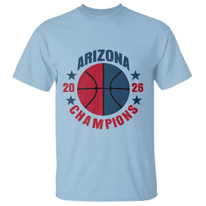 Arizona Champions Pride T Shirt Professional Basketball Fan Gift TS12 Light Blue Print Your Wear