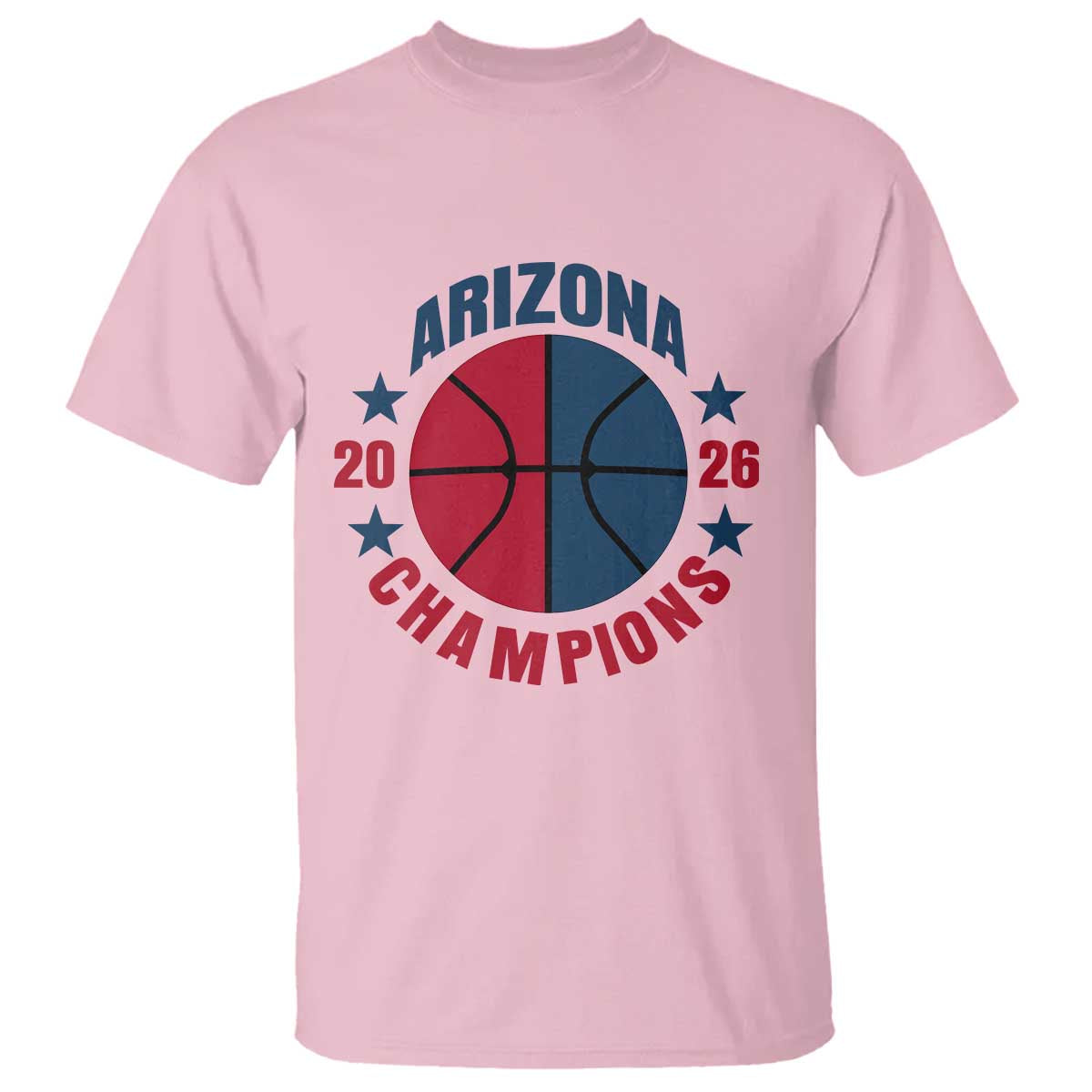Arizona Champions Pride T Shirt Professional Basketball Fan Gift TS12 Light Pink Print Your Wear