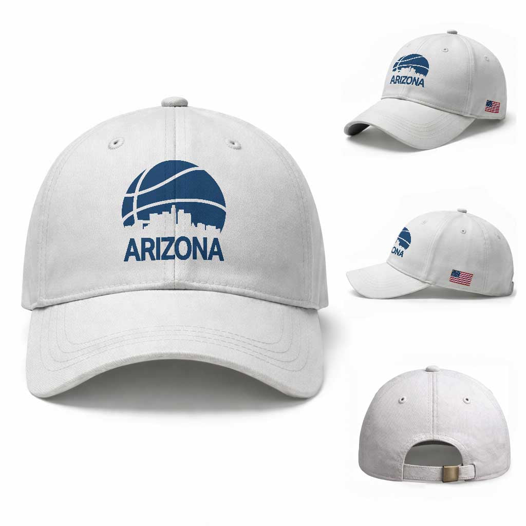 Arizona Skyline Pride Baseball Cap Gift For Basketball Fan TS12 Baseball Cap Universal Fit White Print Your Wear