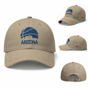 Arizona Skyline Pride Baseball Cap Gift For Basketball Fan TS12 Baseball Cap Universal Fit Khaki Print Your Wear