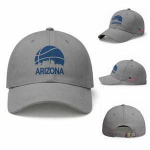 Arizona Skyline Pride Baseball Cap Gift For Basketball Fan TS12 Baseball Cap Universal Fit Sport Gray Print Your Wear