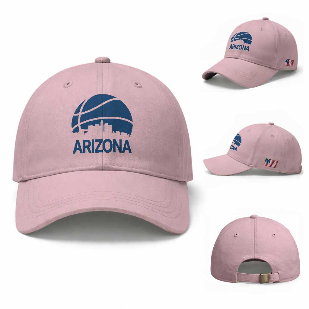 Arizona Skyline Pride Baseball Cap Gift For Basketball Fan TS12 Baseball Cap Universal Fit Light Pink Print Your Wear