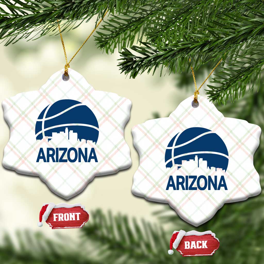 Arizona Skyline Pride Ceramic Ornament Gift For Basketball Fan TS12 Print Your Wear