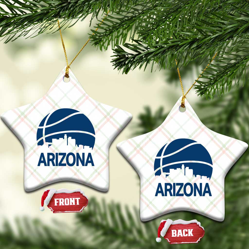 Arizona Skyline Pride Ceramic Ornament Gift For Basketball Fan TS12 Print Your Wear