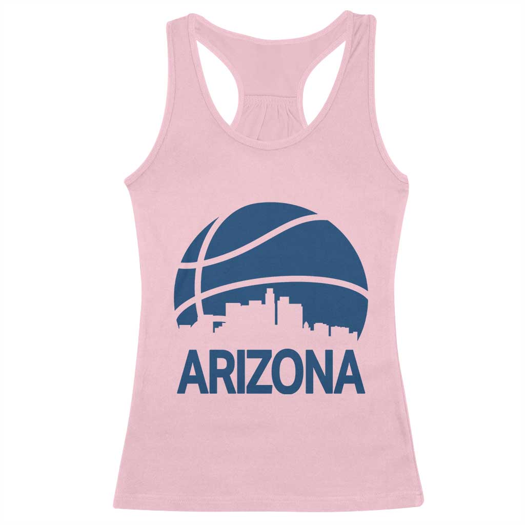 Arizona Skyline Pride Racerback Tank Top Gift For Basketball Fan TS12 Light Pink Print Your Wear