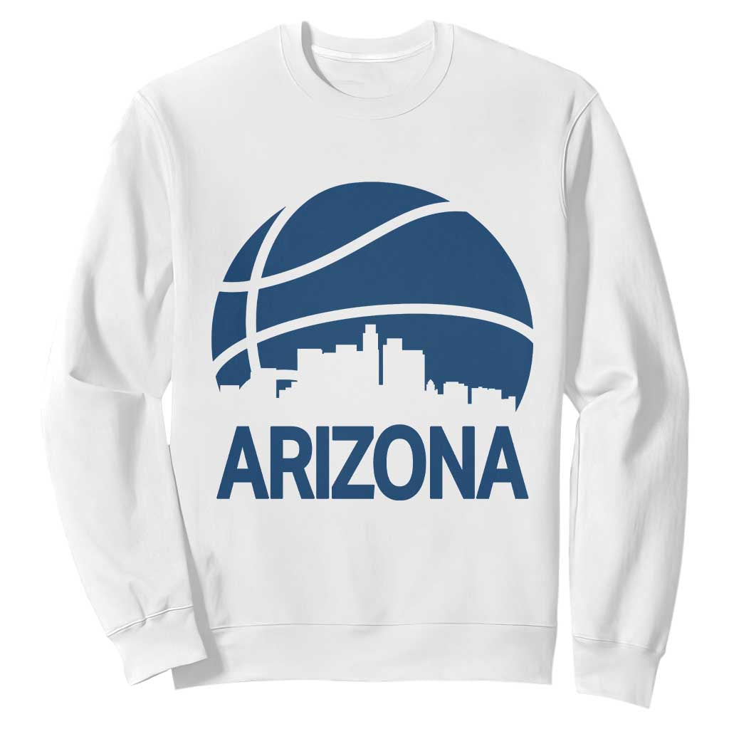 Arizona Skyline Pride Sweatshirt Gift For Basketball Fan TS12 White Print Your Wear