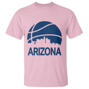 Arizona Skyline Pride T Shirt Gift For Basketball Fan TS12 Light Pink Print Your Wear