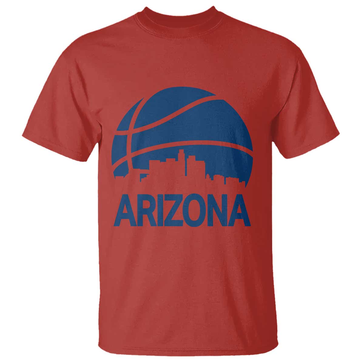 Arizona Skyline Pride T Shirt Gift For Basketball Fan TS12 Red Print Your Wear