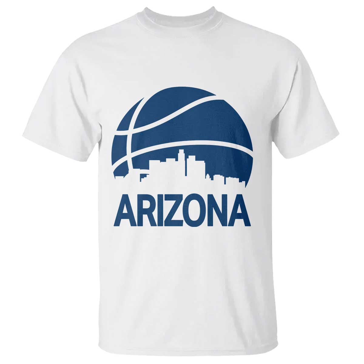 Arizona Skyline Pride T Shirt Gift For Basketball Fan TS12 White Print Your Wear