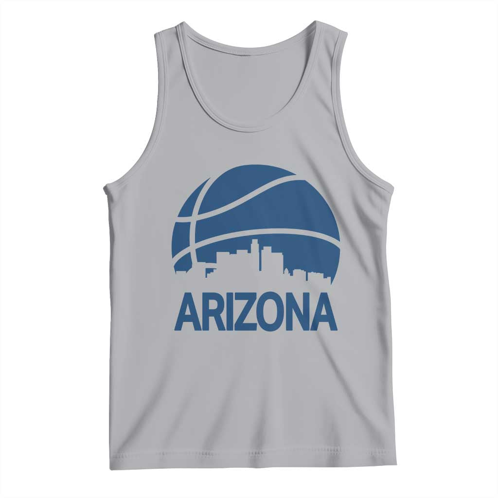 Arizona Skyline Pride Tank Top Gift For Basketball Fan TS12 Athletic Heather Print Your Wear