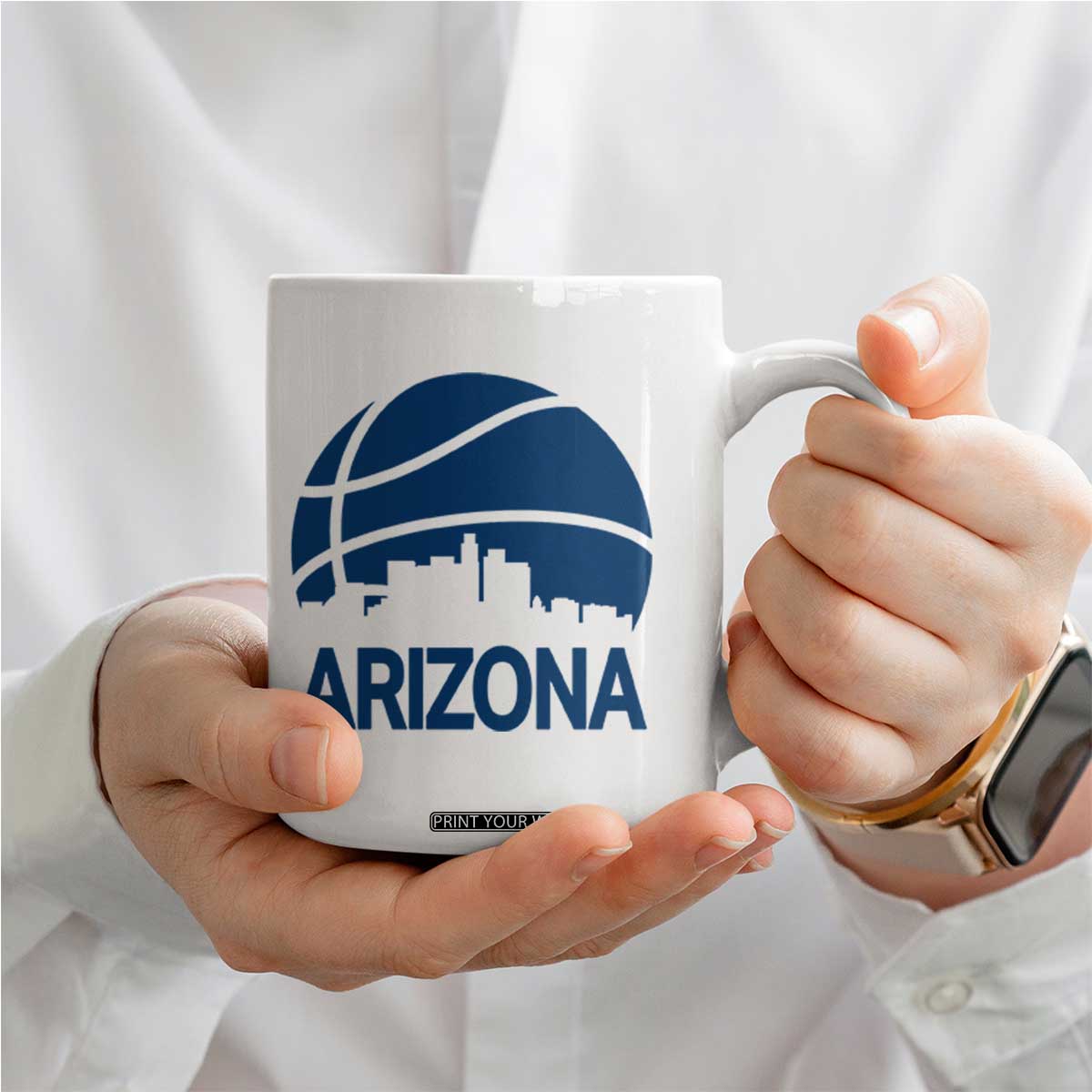 Arizona Skyline Pride Coffee Mug Gift For Basketball Fan TS12 Print Your Wear