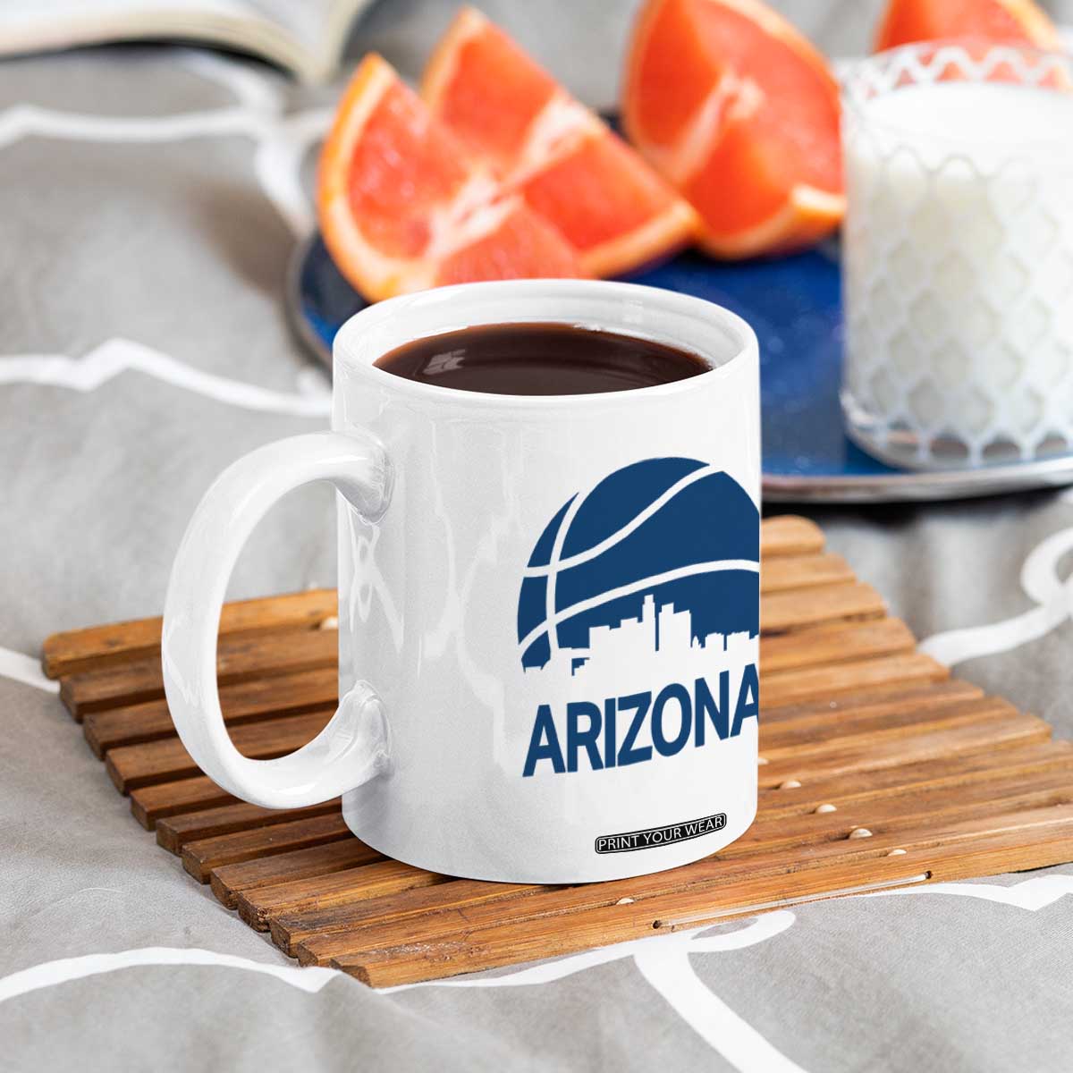 Arizona Skyline Pride Coffee Mug Gift For Basketball Fan TS12 Print Your Wear