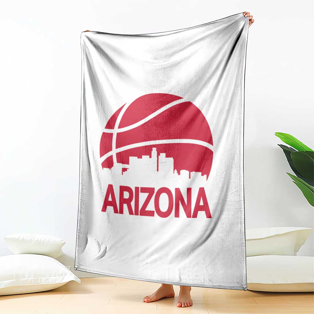 Arizona Skyline State Pride Throw Blanket Modern Urban Hoops Basketball TS12 Print Your Wear