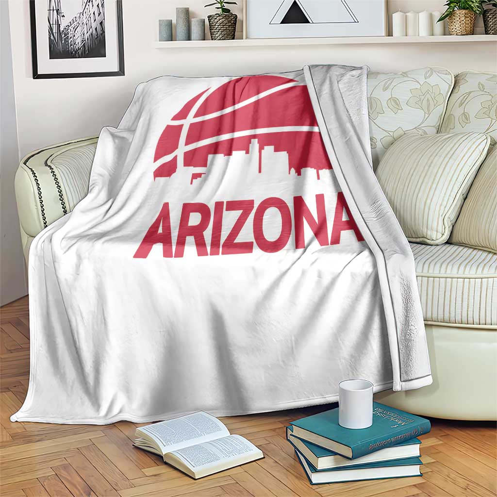 Arizona Skyline State Pride Throw Blanket Modern Urban Hoops Basketball TS12 Print Your Wear