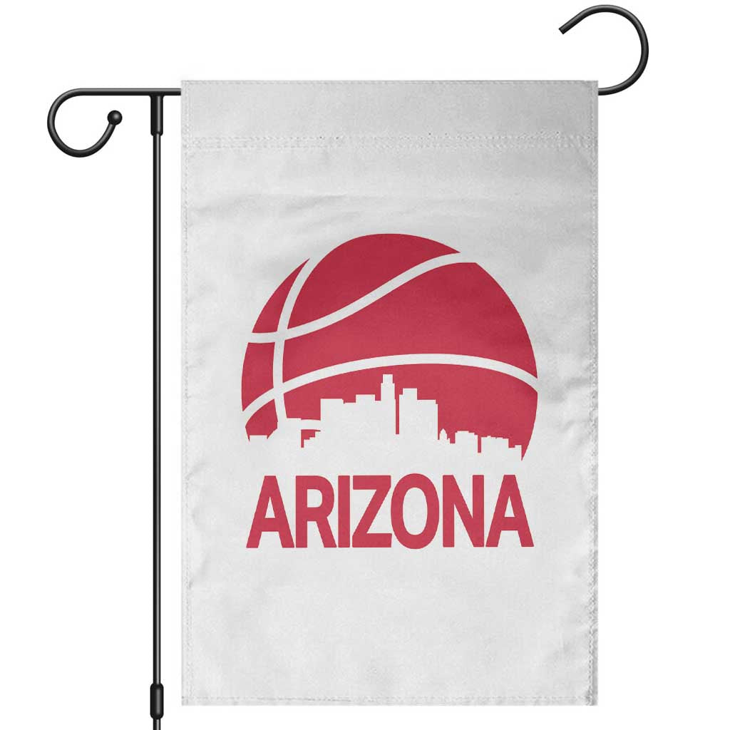 Arizona Skyline State Pride Garden Flag Modern Urban Hoops Basketball TS12 White Print Your Wear
