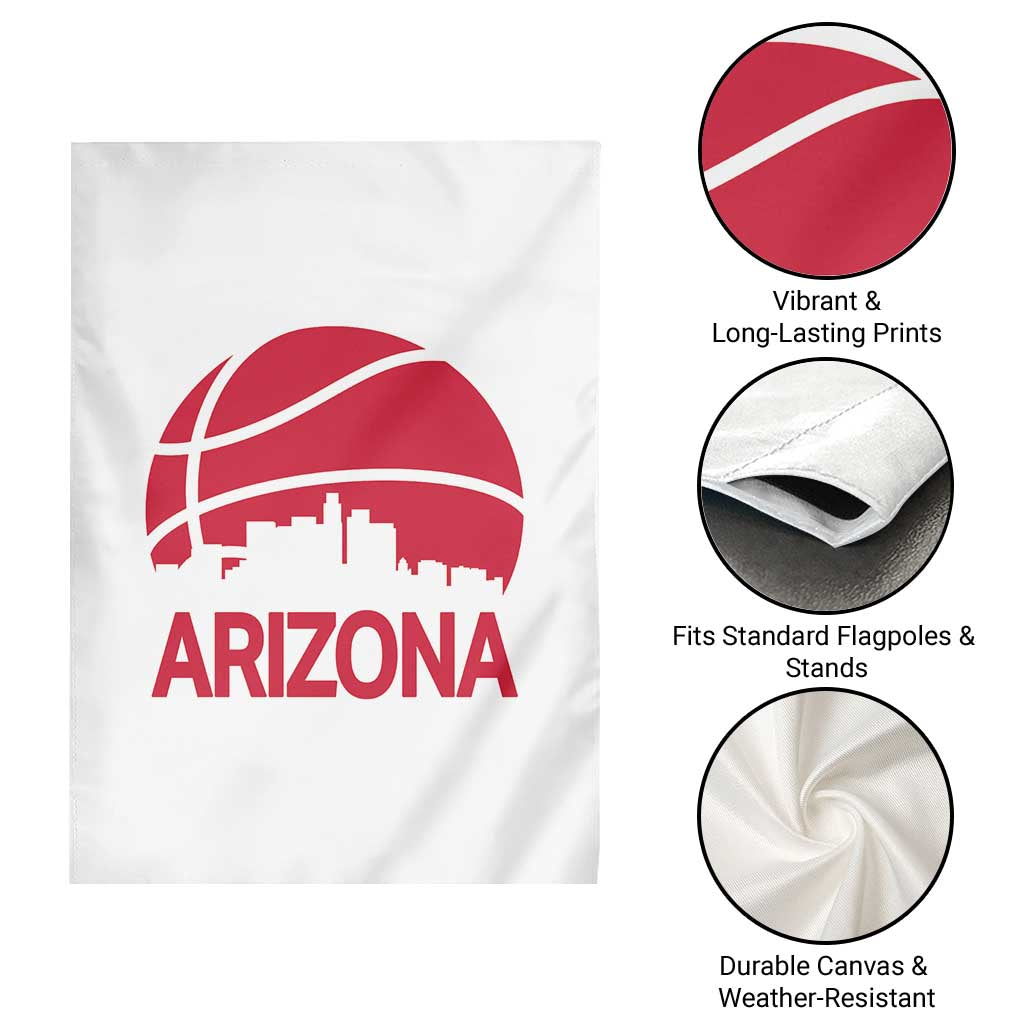Arizona Skyline State Pride Garden Flag Modern Urban Hoops Basketball TS12 Print Your Wear