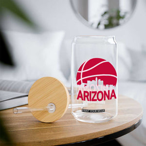 Arizona Skyline State Pride Glass Can Modern Urban Hoops Basketball TS12 Print Your Wear
