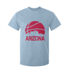 Arizona Skyline State Pride T Shirt For Kid Modern Urban Hoops Basketball TS12 Light Blue Print Your Wear