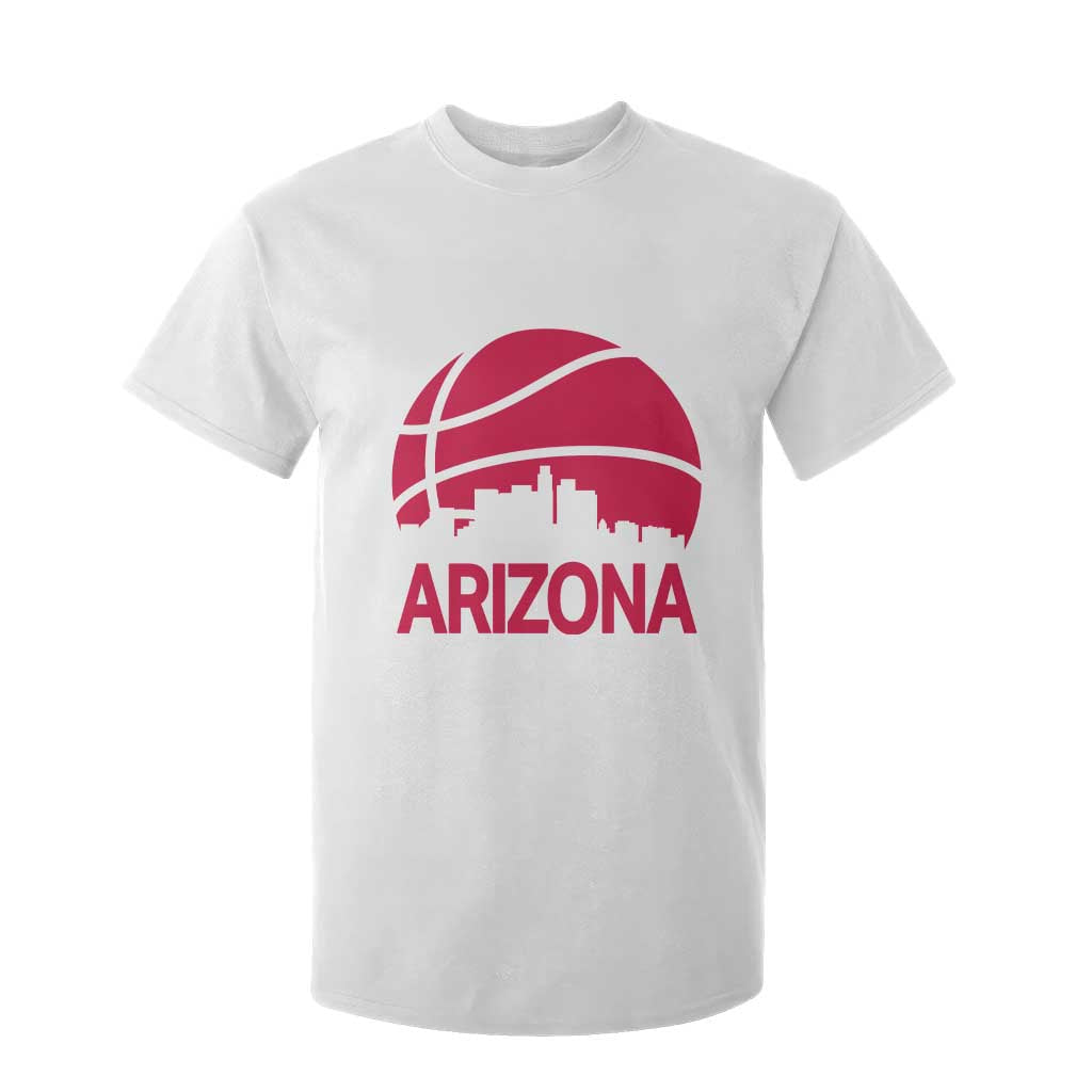 Arizona Skyline State Pride T Shirt For Kid Modern Urban Hoops Basketball TS12 White Print Your Wear