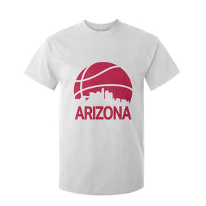 Arizona Skyline State Pride T Shirt For Kid Modern Urban Hoops Basketball TS12 White Print Your Wear