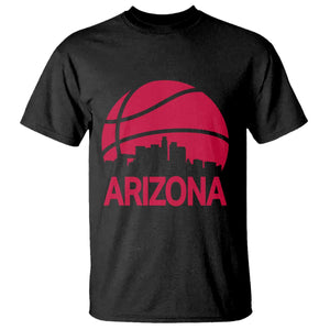 Arizona Skyline State Pride T Shirt Modern Urban Hoops Basketball TS12 Black Print Your Wear