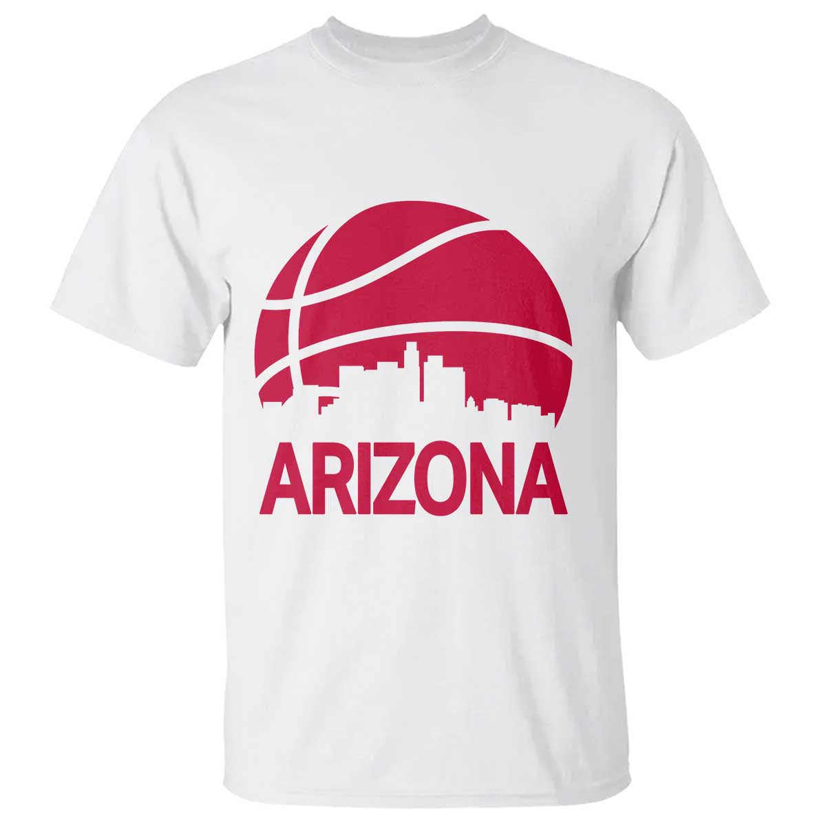 Arizona Skyline State Pride T Shirt Modern Urban Hoops Basketball TS12 White Print Your Wear