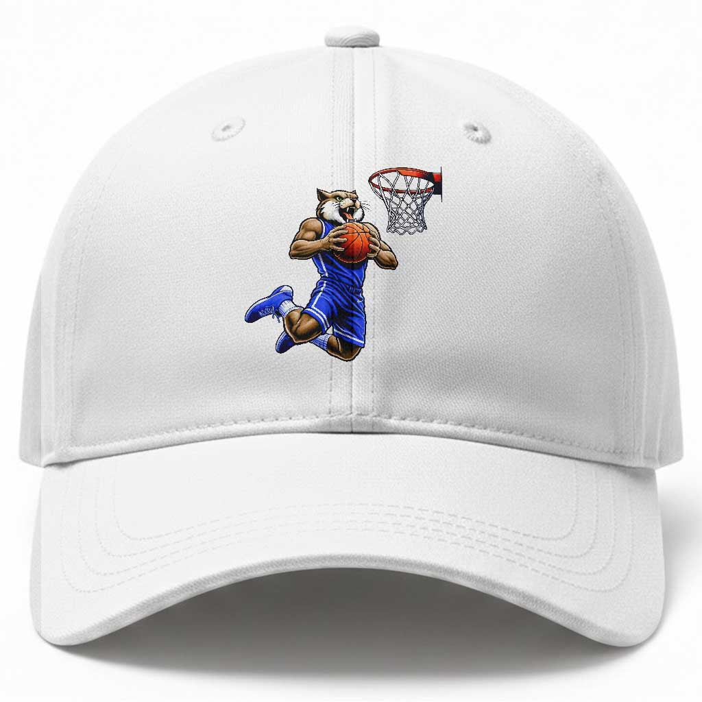 Funny Wildcat Dunking Basketball Baseball Cap Gift For Sports Fan TS12 Print Your Wear
