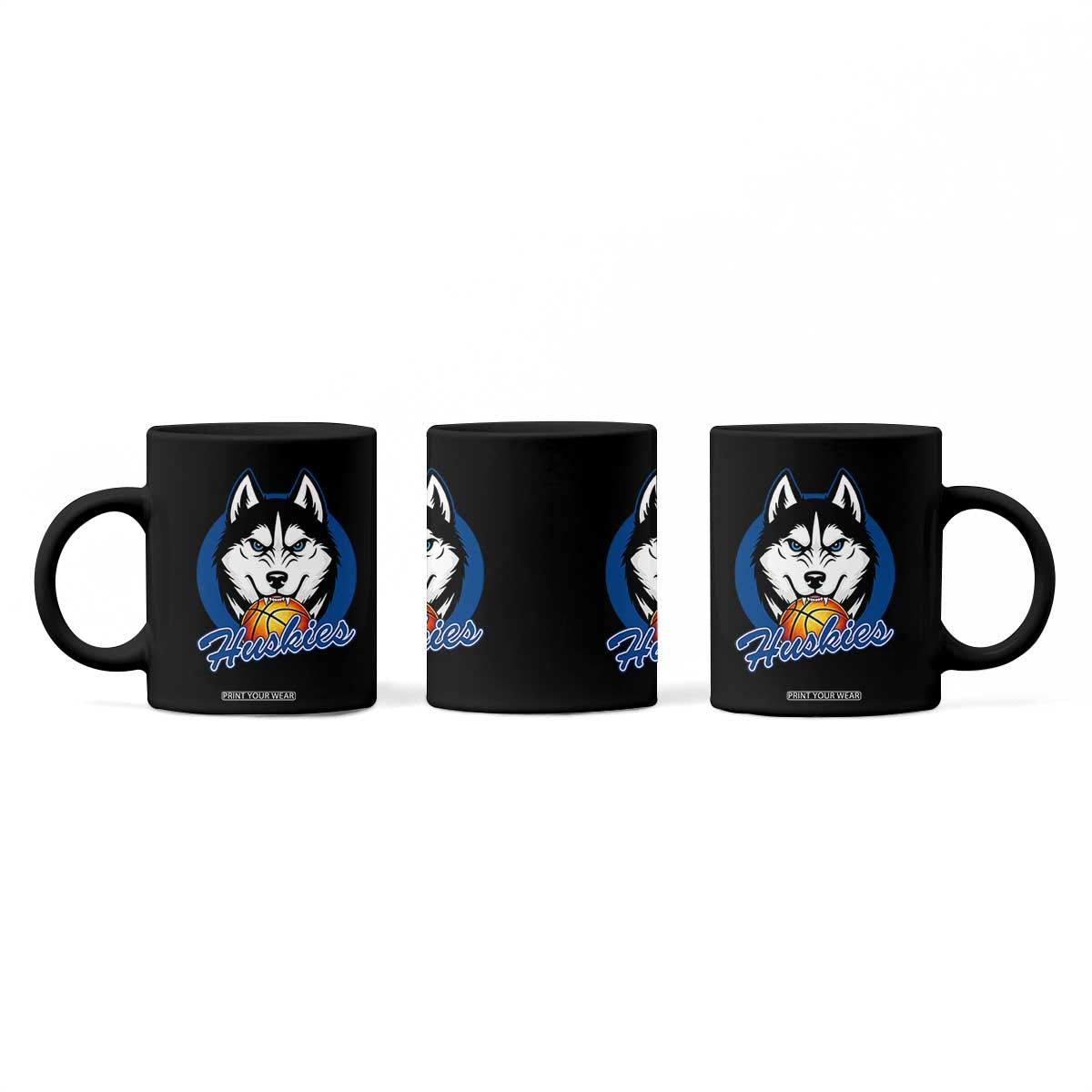 Cool Siberian Husky Basketball Coffee Mug Gift For Dog Lovers TS12 Print Your Wear
