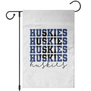Husky Fan Paw Inset Garden Flag Team Pride School Spirit TS12 White Print Your Wear