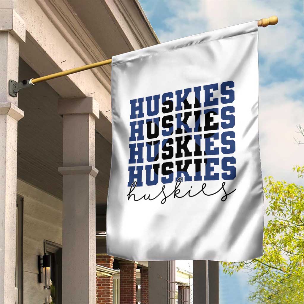 Husky Fan Paw Inset Garden Flag Team Pride School Spirit TS12 Print Your Wear