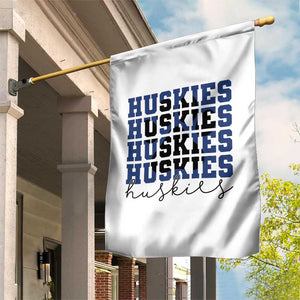 Husky Fan Paw Inset Garden Flag Team Pride School Spirit TS12 Print Your Wear