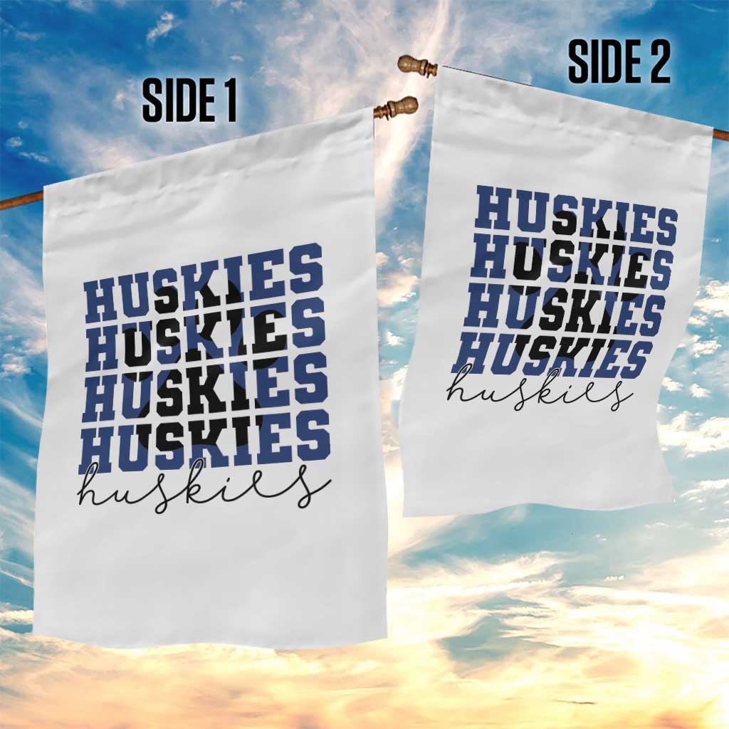 Husky Fan Paw Inset Garden Flag Team Pride School Spirit TS12 Print Your Wear