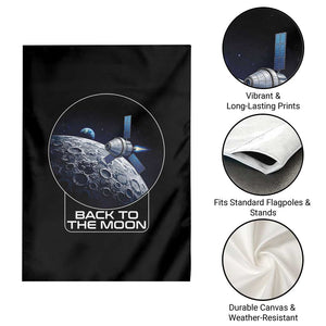 Back To The Moon Garden Flag Lunar Mission Astronaut Space Lover TS12 Print Your Wear