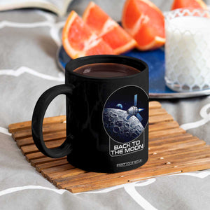 Back To The Moon Coffee Mug Lunar Mission Astronaut Space Lover TS12 Print Your Wear
