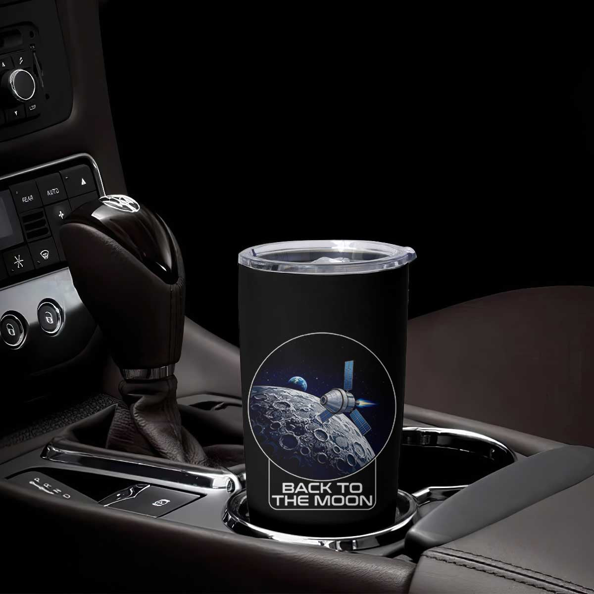 Back To The Moon Tumbler Cup Lunar Mission Astronaut Space Lover TS12 Print Your Wear
