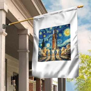 Lunar Mission Astronaut Starry Night Garden Flag Space Lover Gift TS12 Print Your Wear
