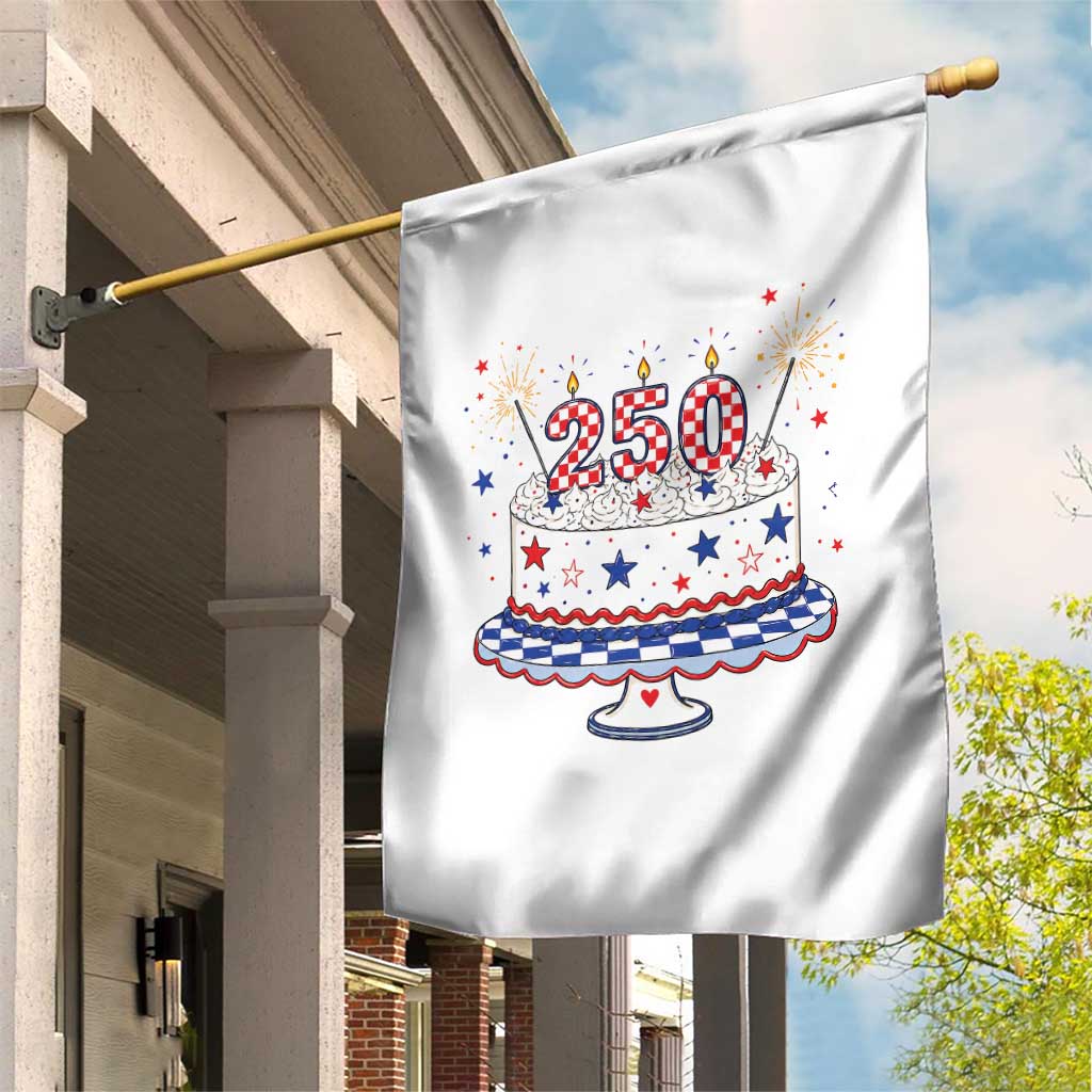 USA 250th Anniversary Birthday Cake Party Gift Garden Flag TS12 Print Your Wear