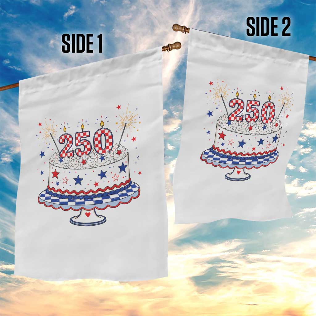 USA 250th Anniversary Birthday Cake Party Gift Garden Flag TS12 Print Your Wear