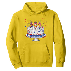 USA 250th Anniversary Birthday Cake Party Gift Hoodie TS12 Daisy Print Your Wear